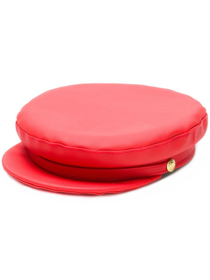 Manokhi Biker Hat - Red