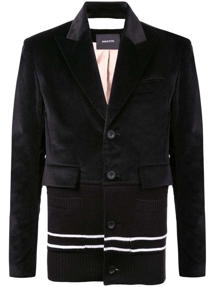 Bmuet(te) Knit Panel Blazer - Black