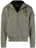 Mr & Mrs Italy Patched Quilted Hoodie - Green
