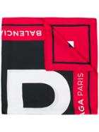 Balenciaga Logo Scarf - Multicolour