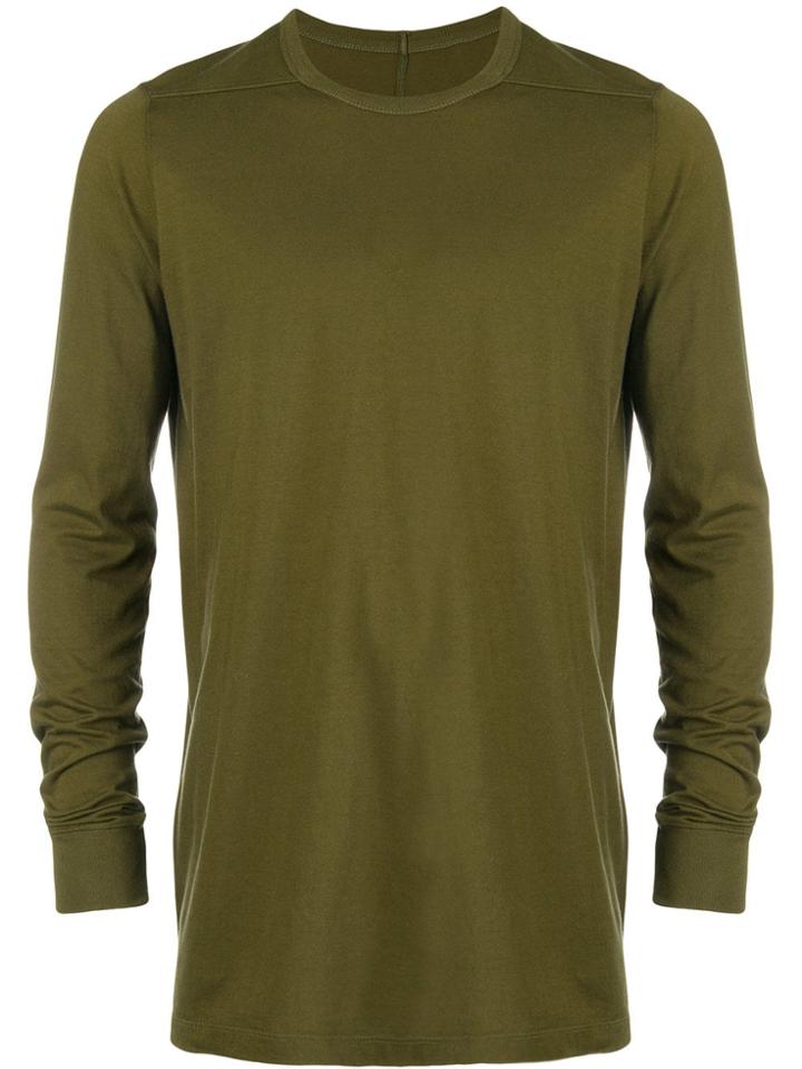 Rick Owens Round Neck Jumper - Green