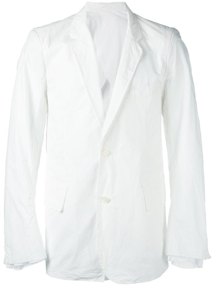 Wardrobe Narrow Lapel Jacket - Men - Cotton - S, White, Cotton, Takahiromiyashita The Soloist