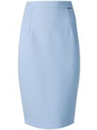 Styland Midi Pencil Skirt - Blue