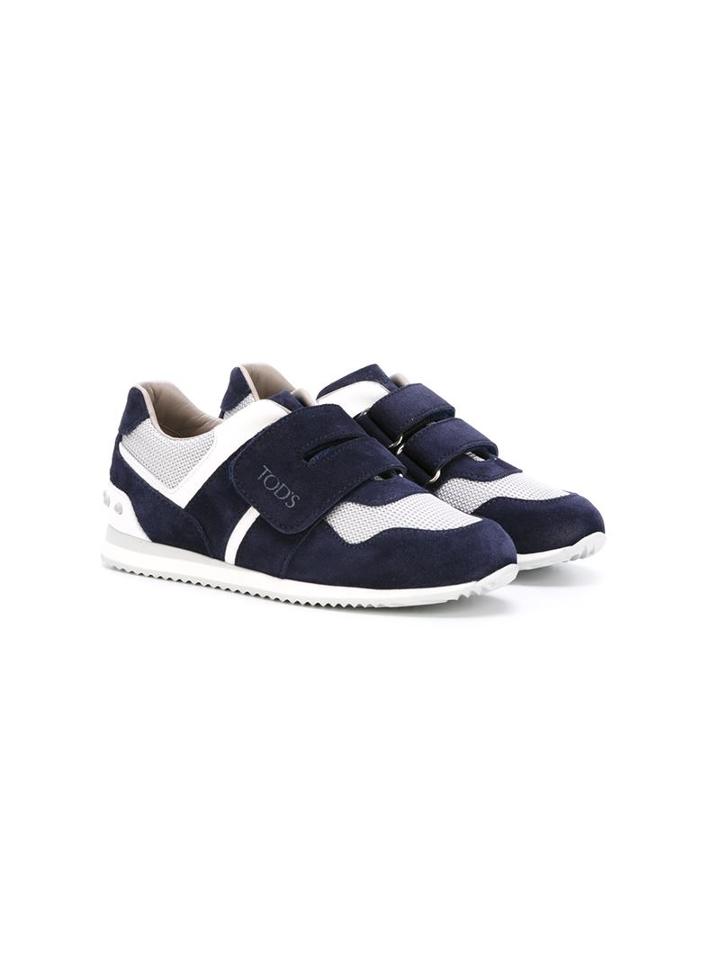 Tod S Kids Velcro Fastening Sneakers, Boy's, Size: 34, Blue