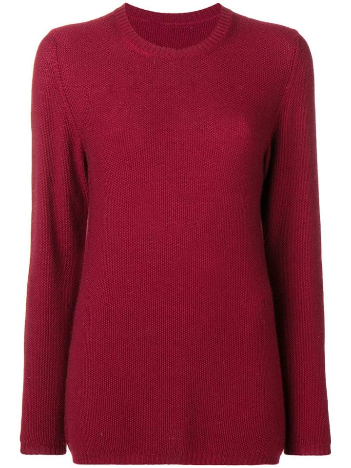Holland & Holland Crew Neck Jumper - Red