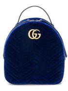 Gucci Gg Marmont Backpack - Blue