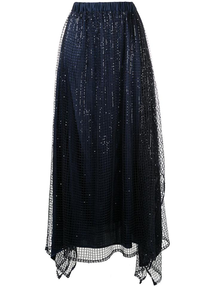 Romance Was Born Epitome Frilled Skirt - Blue