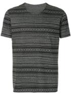Kazuyuki Kumagai Tribal Print T-shirt - Black