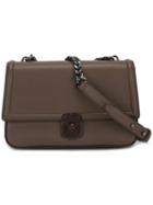 Ermanno Scervino Flap Closure Shoulder Bag, Women's, Brown, Sheep Skin/shearling