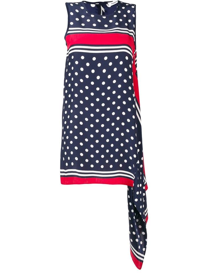 P.a.r.o.s.h. Polka Dot Mini Dress - Blue
