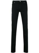 Versace Jeans Stonewashed Slim-fit Jeans - Black