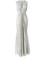 Talbot Runhof - Nominee Gown - Women - Polyester/spandex/elastane/viscose - 46, Nude/neutrals, Polyester/spandex/elastane/viscose