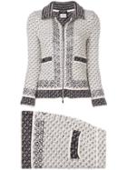 Chanel Vintage Knitted Skirt Suit - Grey