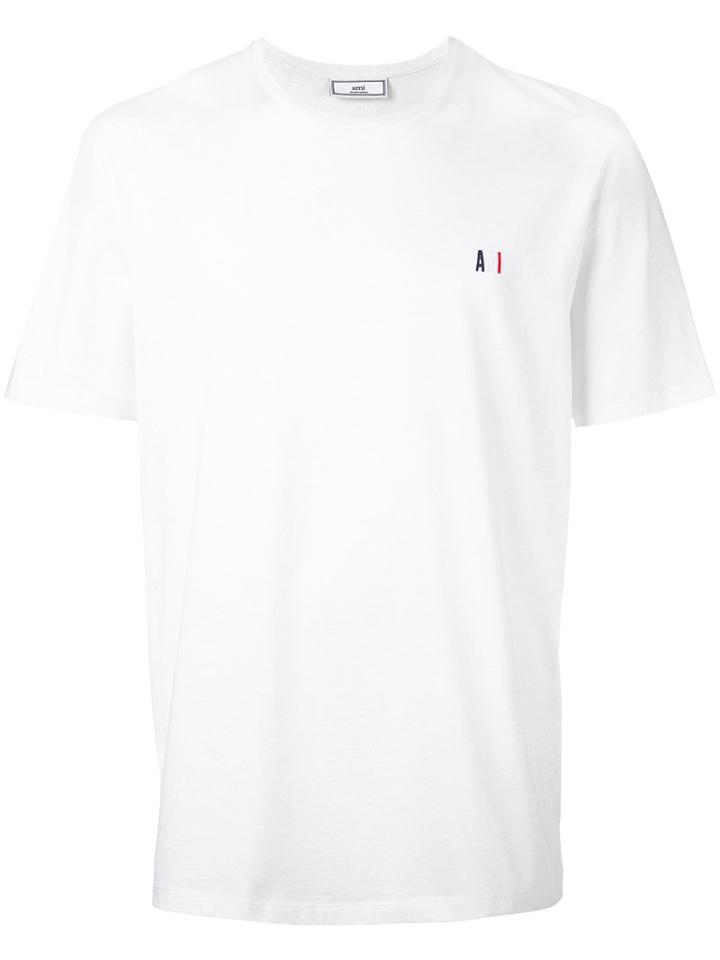 Ami Alexandre Mattiussi - Small Ami T-shirt - Men - Cotton - Xs, White, Cotton