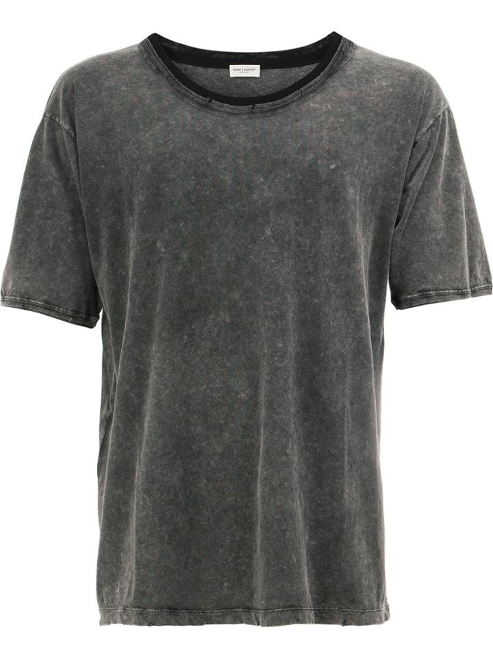 Saint Laurent Classic Fitted T-shirt - Black