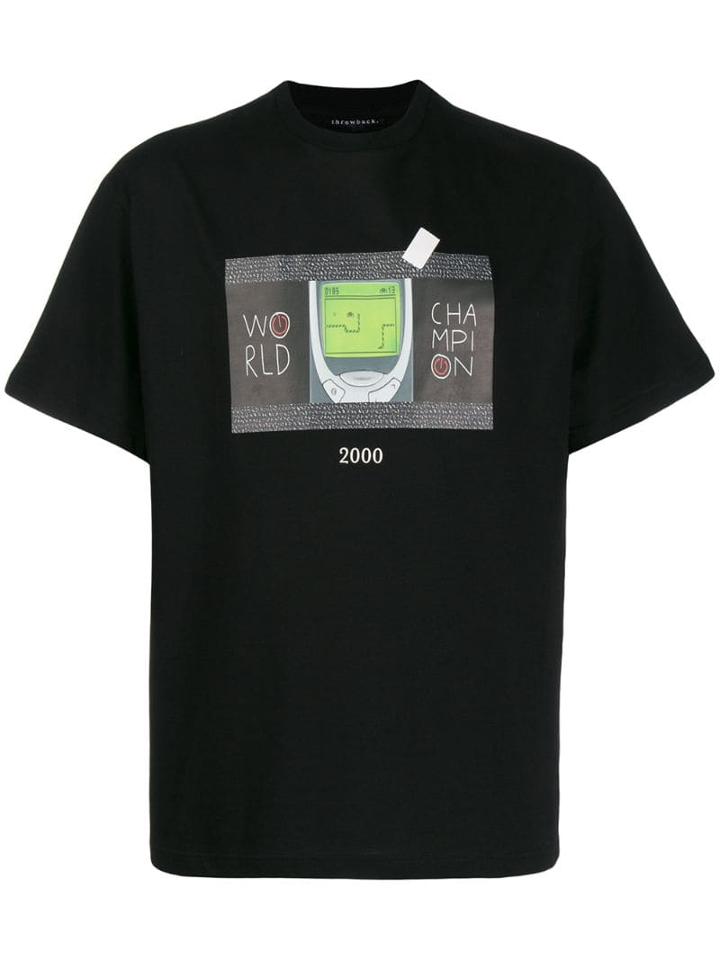 Throwback. Snake T-shirt - Black