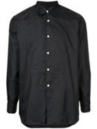 Comme Des Garçons Vintage Contrasting Inner Ruffles Shirt - Black