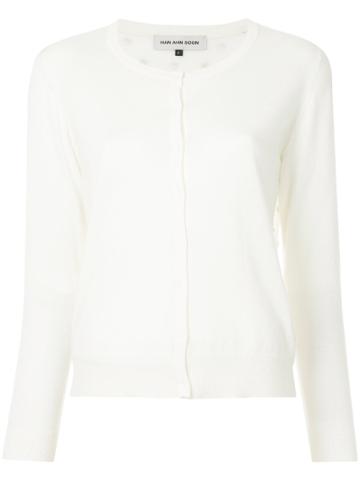 Han Ahn Soon Long Sleeved Cardigan - White