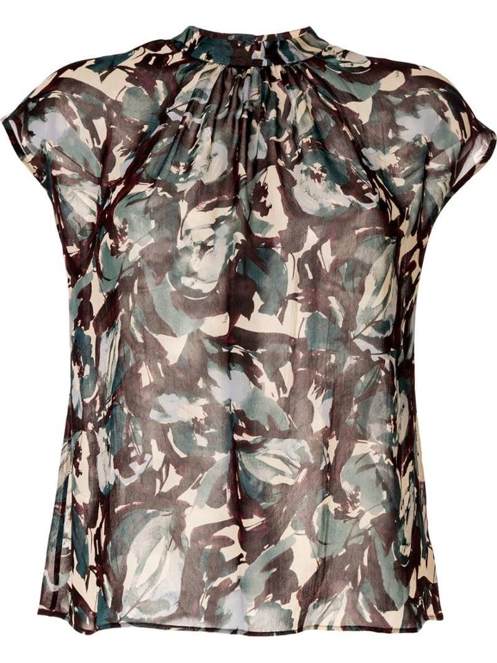 Tomorrowland All-over Print Blouse - Green