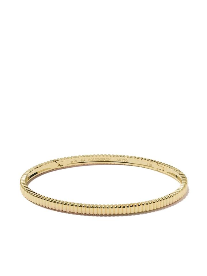 Boucheron Quatre Grosgrain Bracelet Yellow Gold - Yg