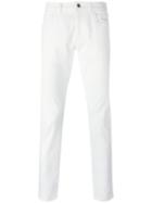 Dolce & Gabbana Straight Leg Jeans, Size: 48, White, Cotton/spandex/elastane