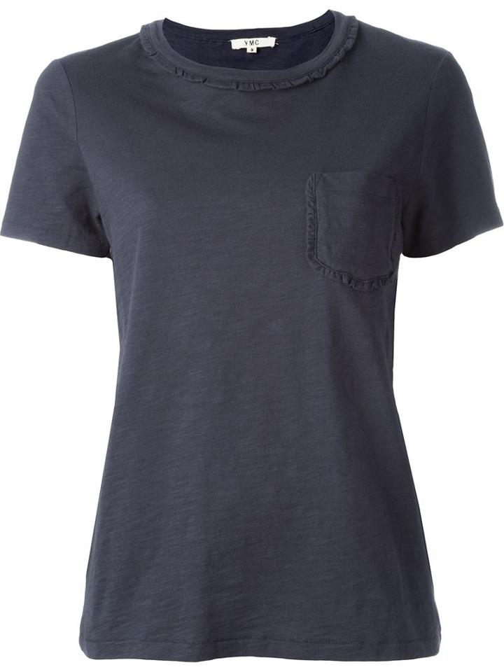 Ymc Frill Appliqué T-shirt