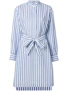 Acne Studios Striped Shirt Dress - Blue