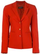 Twin-set Fitted Blazer, Women's, Size: 46, Red, Polyamide/spandex/elastane/viscose/polyester