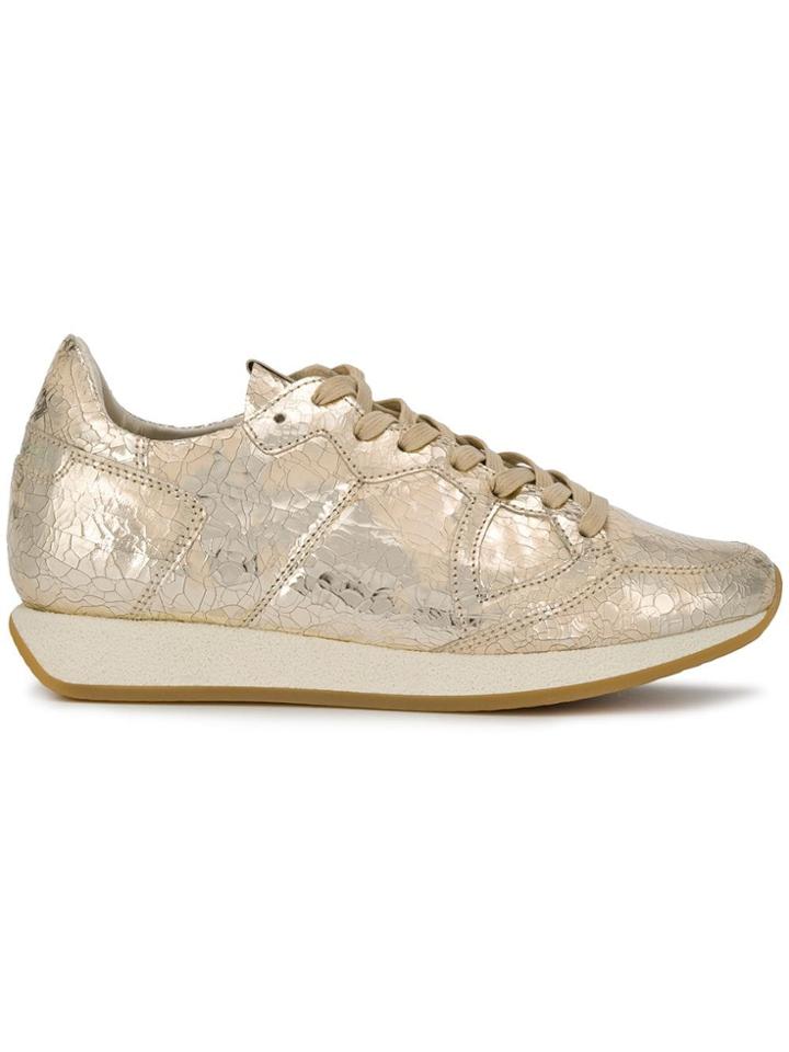 Philippe Model Monaco Sneakers - Gold