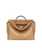 Fendi Peekaboo Fit Tote Bags - Nude & Neutrals