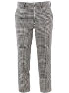 Undercover Checked Trousers - Black