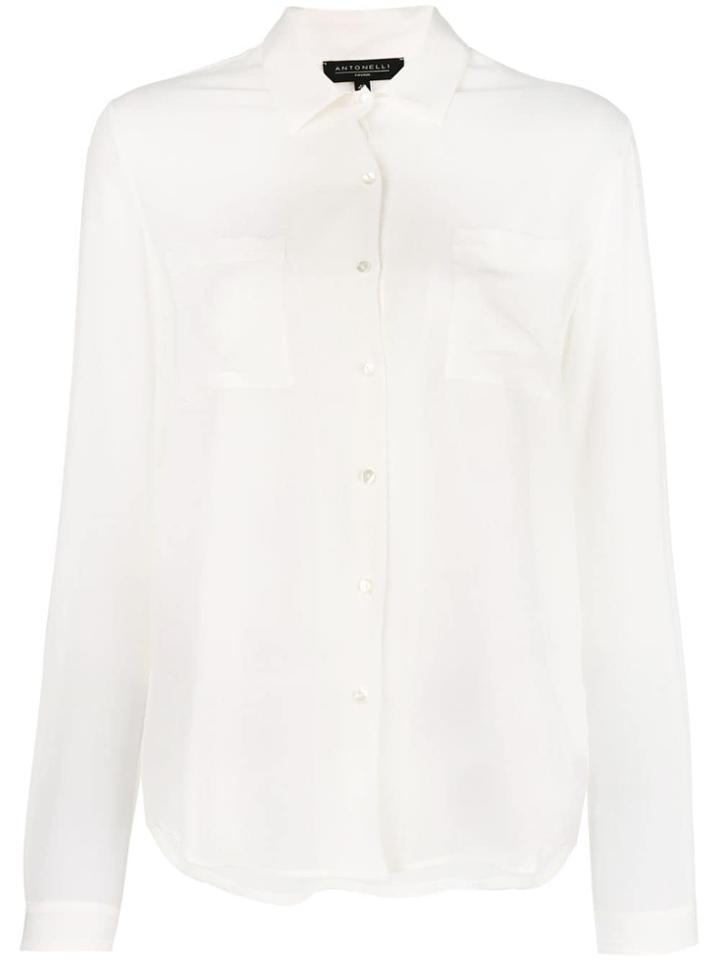 Antonelli Pocketed Shirt - White