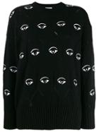Kenzo Eye Embroidered Jumper - Black