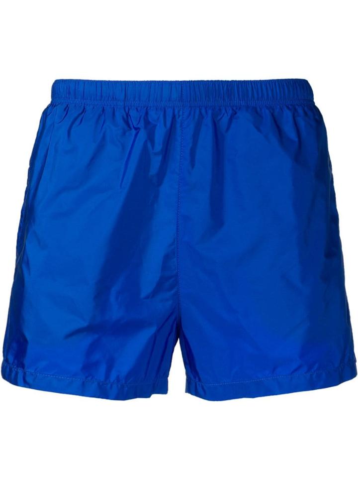 Prada Plain Swim Shorts - Blue
