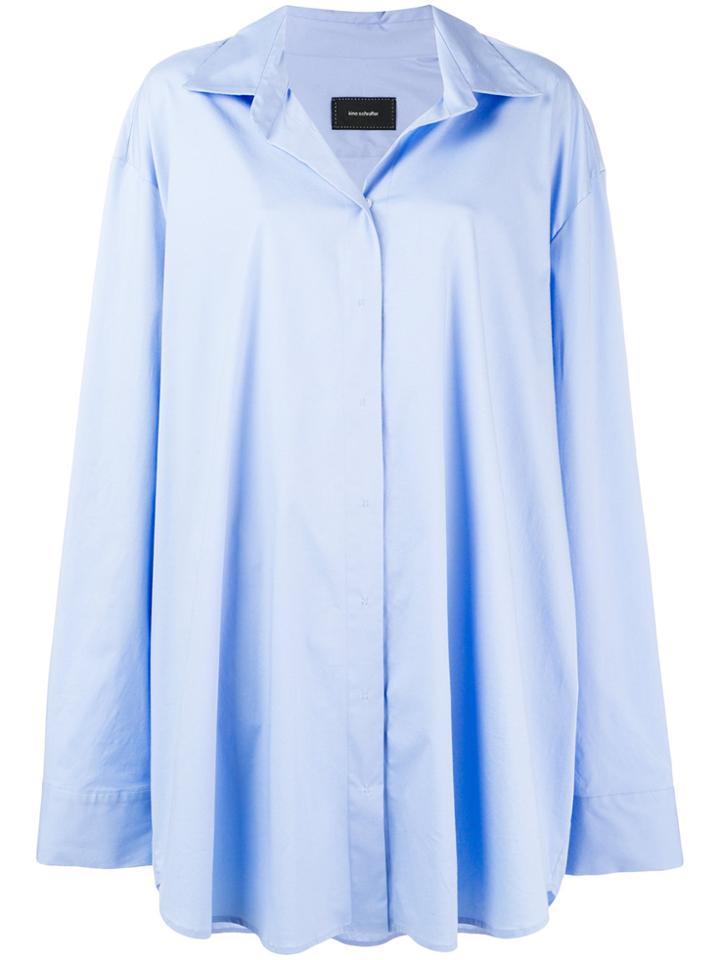 Irina Schrotter Oversized Shirt - Blue