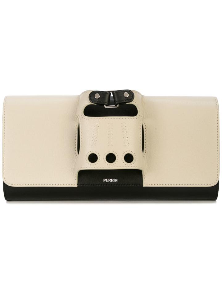 Perrin Paris Le Cabriolet Clutch - White