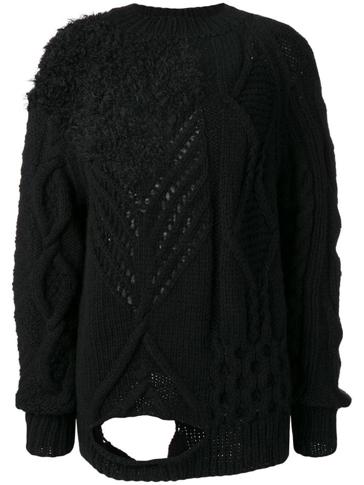 Almaz Detailed Knit Jumper - Black
