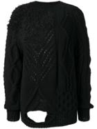 Almaz Detailed Knit Jumper - Black