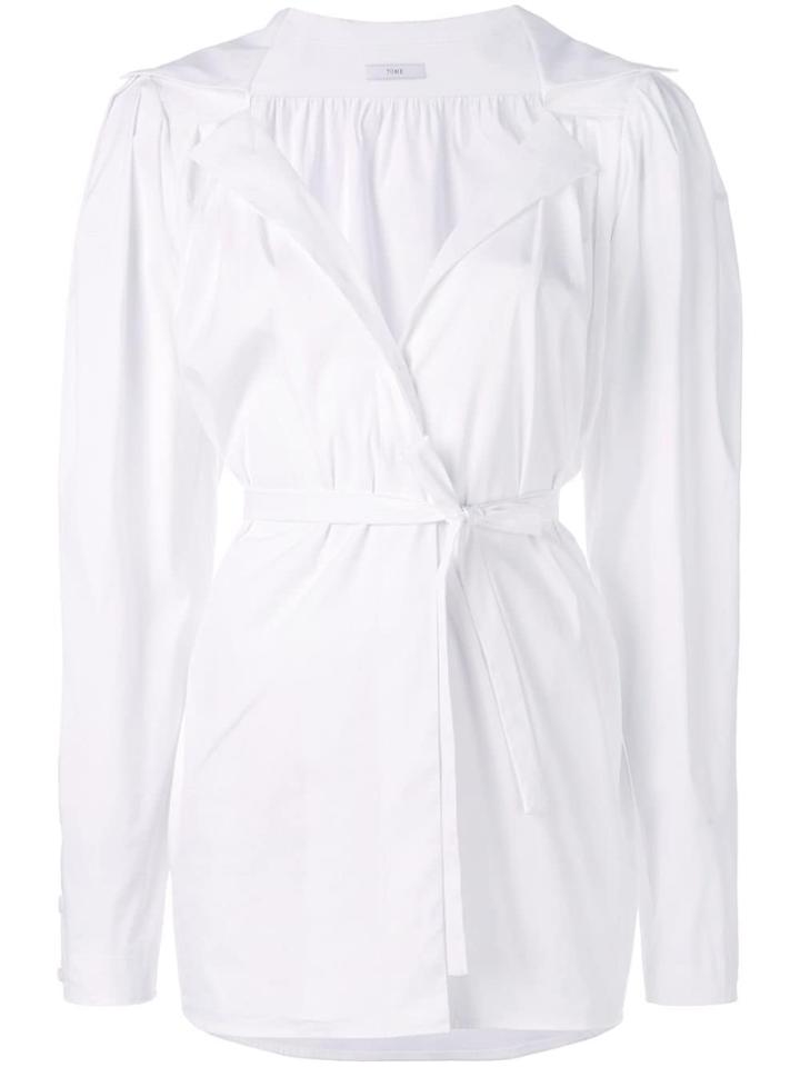 Tome V-neck Shirt - White
