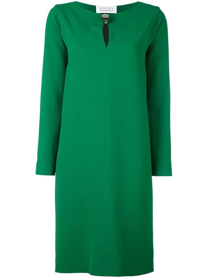 Gianluca Capannolo Keyhole Detail Shift Dress