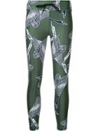 The Upside Printed Fitness Leggings - Green