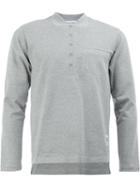 Thom Browne - Fake Collar Polo Shirt - Men - Cotton/cupro - 1, Grey, Cotton/cupro