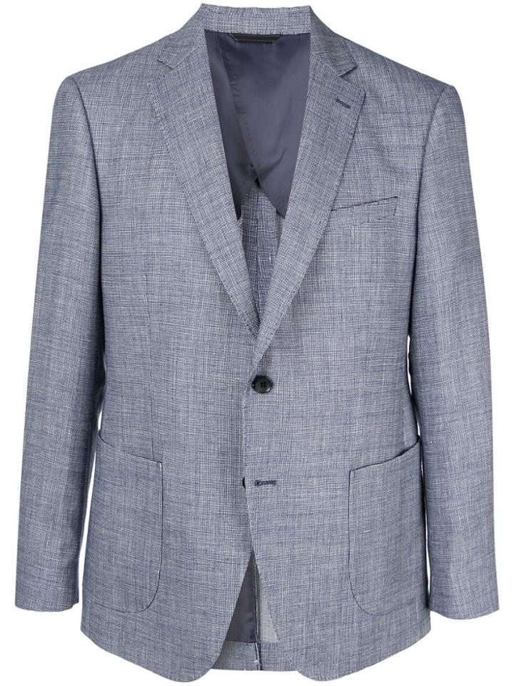 D'urban Weave Blazer - Blue