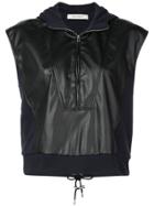 Cédric Charlier Front Zipped Sweatshirt - Black