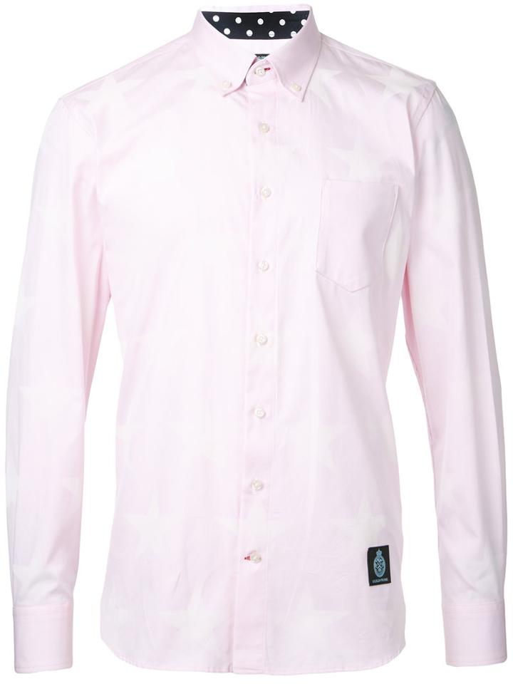 Guild Prime - Logo Patch Shirt - Men - Cotton - 3, Pink/purple, Cotton