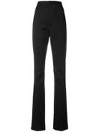 Dsquared2 Flared Trousers, Women's, Size: 38, Black, Virgin Wool/spandex/elastane/polyester