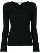 Dkny Classic Knitted Sweater - Black