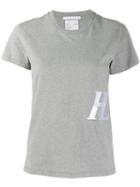Helmut Lang Monogram-embroidered T-shirt - Grey