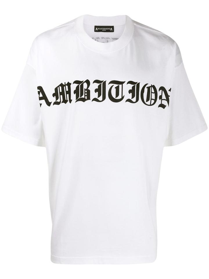 Mastermind World Graphic Print T-shirt - White
