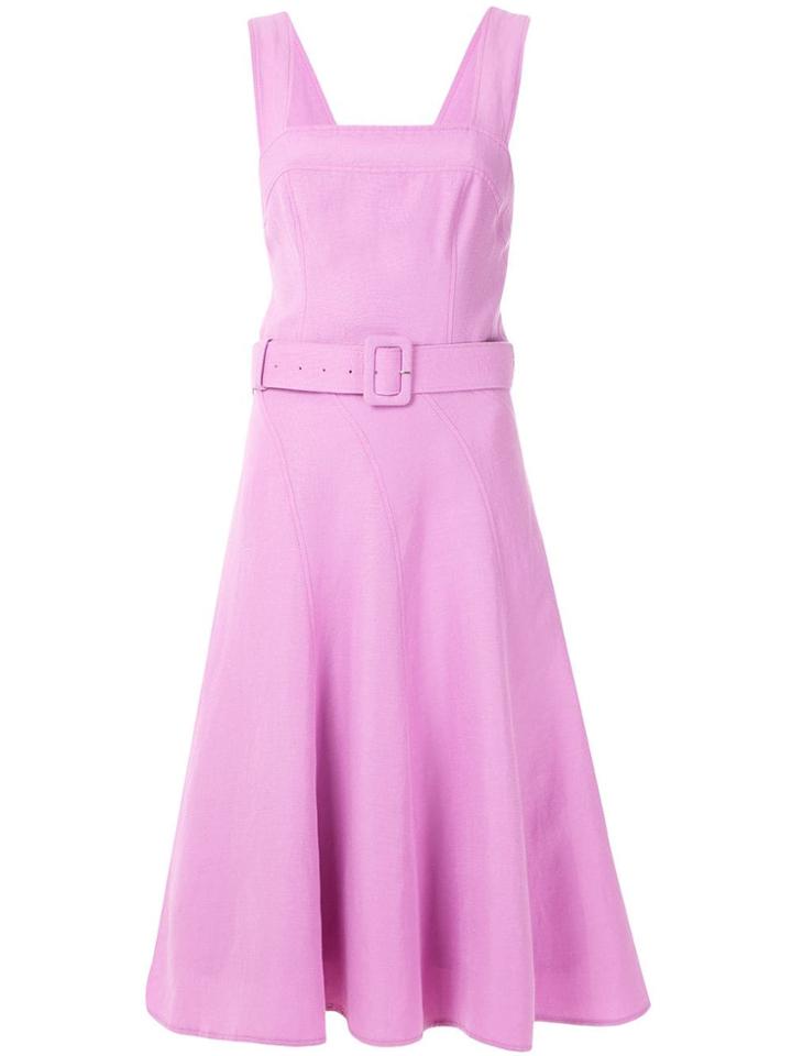 Tufi Duek Belted Midi Dress - Pink